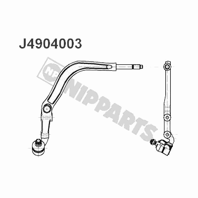 Рычаг подвески NIPPARTS J4904003