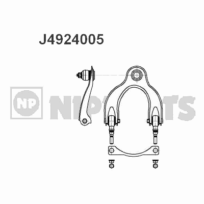 Рычаг подвески NIPPARTS J4924005