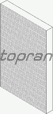 Фильтр салона TOPRAN 108 412