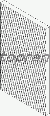 Фильтр салона TOPRAN 105 763