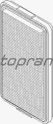 Повітряний фільтр TOPRAN 500 229