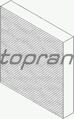 Фильтр салона TOPRAN 302 079