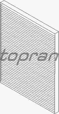 Фильтр салона TOPRAN 202 701