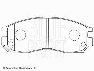Тормозные колодки BLUE PRINT ADC44242