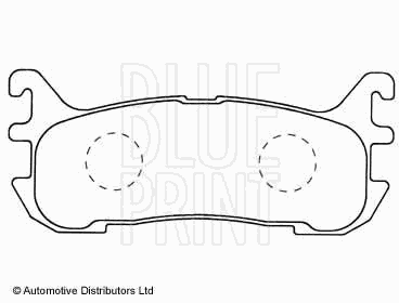 Тормозные колодки BLUE PRINT ADM54234
