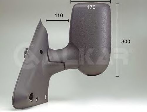 Зеркало заднего вида ALKAR 9202960