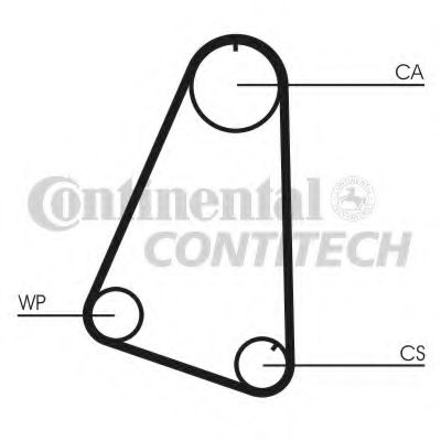 Ремінь ГРМ CONTITECH CT504