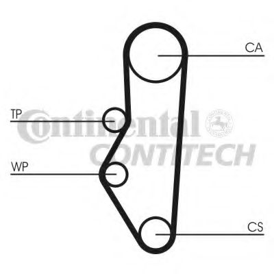 Ремінь ГРМ CONTITECH CT525