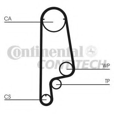 Ремень ГРМ CONTITECH CT1070