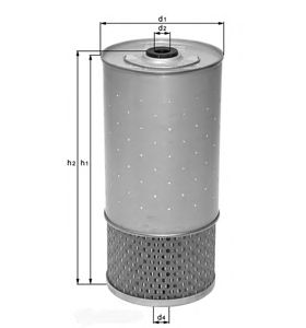 Масляний фільтр KNECHT OX 38D