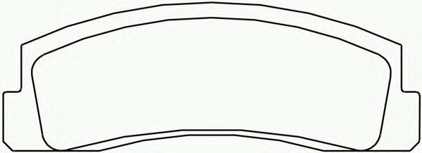 Тормозные колодки TEXTAR 2066001