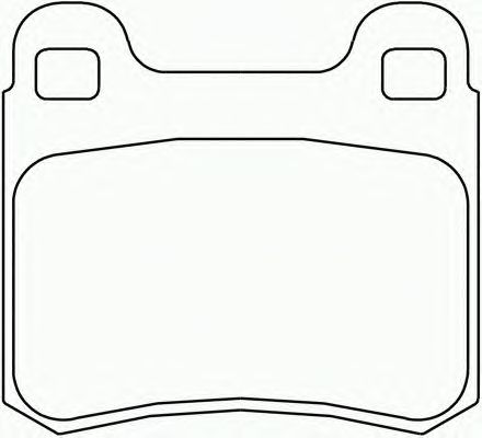 Тормозные колодки TEXTAR 2068703