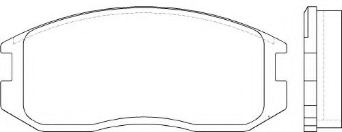 Тормозные колодки TEXTAR 2165001