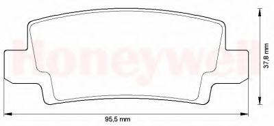Тормозные колодки JURID 572492J