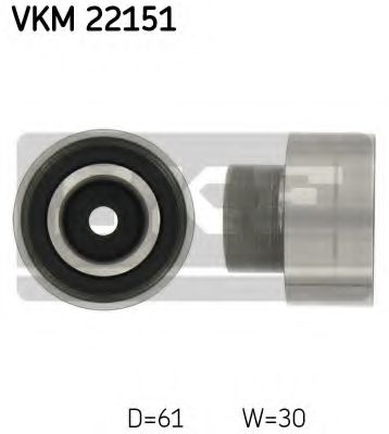 Направляющий / паразитный ролик ремня ГРМ SKF VKM 22151