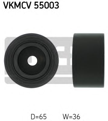 Направляющий / паразитный ролик  поликлинового ремня SKF VKMCV 55003