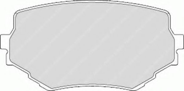 Тормозные колодки FERODO FDB1565