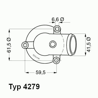 Термостат WAHLER 4279.87D