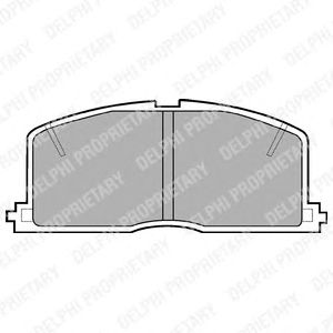 Тормозные колодки DELPHI LP460