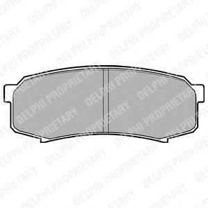 Тормозные колодки DELPHI LP963