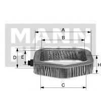 Повітряний фільтр MANN-FILTER C 40 193