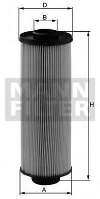 Паливний фільтр MANN-FILTER PU 855 x