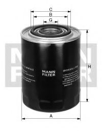 Масляный фильтр MANN WP 1169