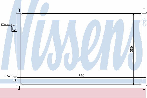 Радиатор кондиционера NISSENS 94771
