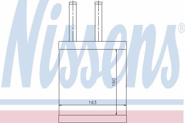 Радиатор отопителя NISSENS 77505
