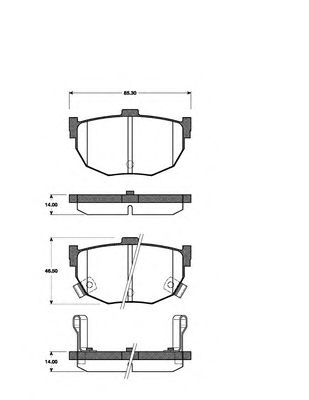 Тормозные колодки NK 223518