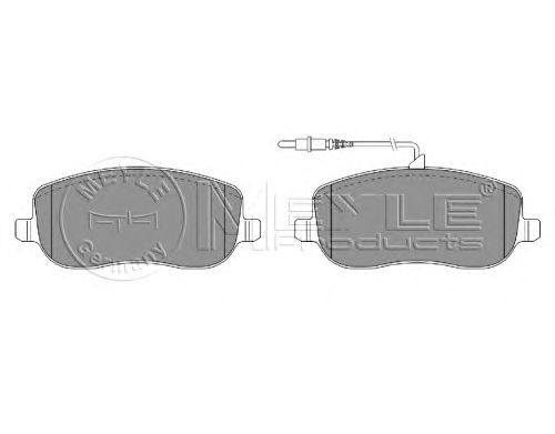 Тормозные колодки MEYLE 025 202 6119/W
