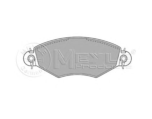 Тормозные колодки MEYLE 025 219 8018