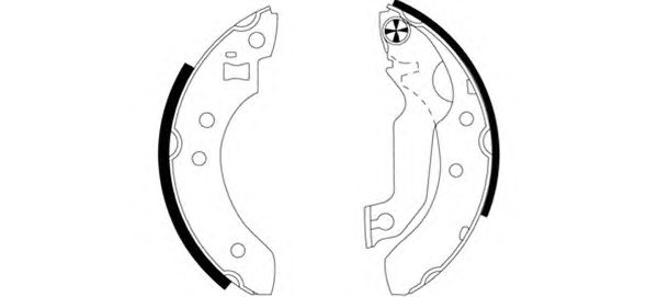 Тормозные колодки PAGID H8070