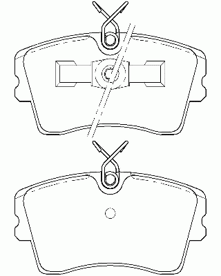 Тормозные колодки PAGID T5041