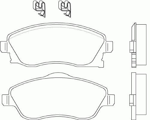Тормозные колодки PAGID T5128