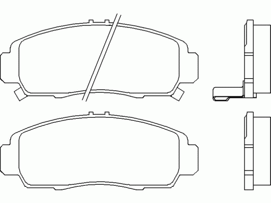 Тормозные колодки PAGID T1284