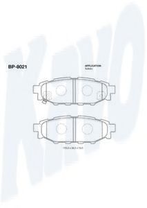 Тормозные колодки KAVO PARTS BP-8021