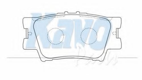 Тормозные колодки KAVO PARTS BP-9104