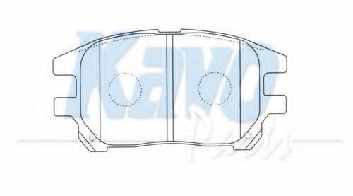 Тормозные колодки KAVO PARTS BP-9111