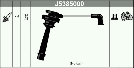 Комплект високовольтних проводів NIPPARTS J5385000