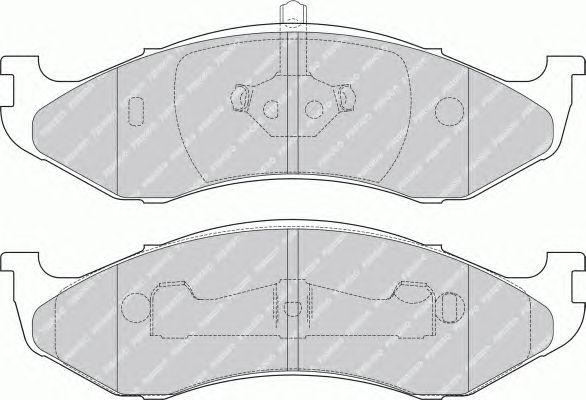 Тормозные колодки FERODO FDB1267
