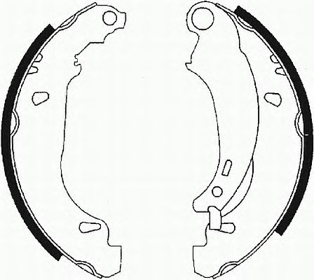 Тормозные колодки FERODO FSB584