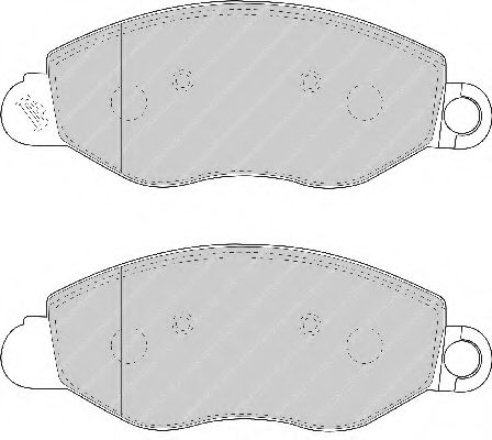 Тормозные колодки FERODO FSL1461 SL