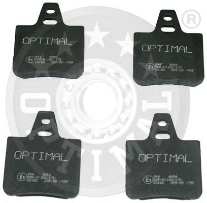 Тормозные колодки OPTIMAL 9859