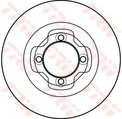 Гальмівний диск TRW DF4008