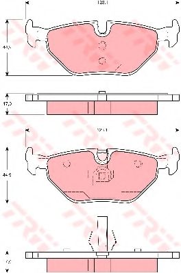Тормозные колодки TRW GDB1430