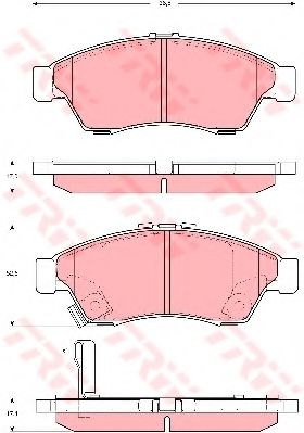 Тормозные колодки TRW GDB3290