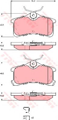 Тормозные колодки TRW GDB3334