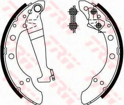 Тормозные колодки TRW GS8092