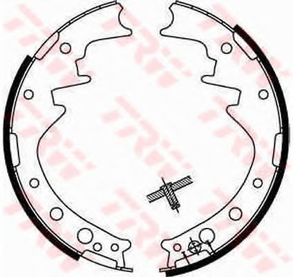 Тормозные колодки TRW GS8170